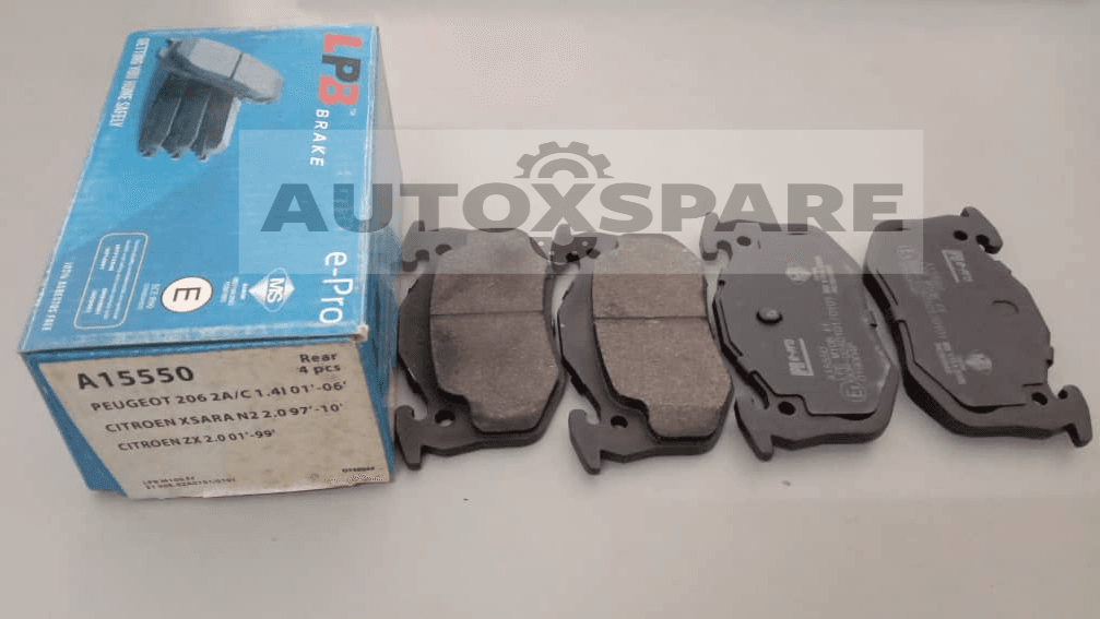 LPB BRAKE PAD PEUGEOT 206